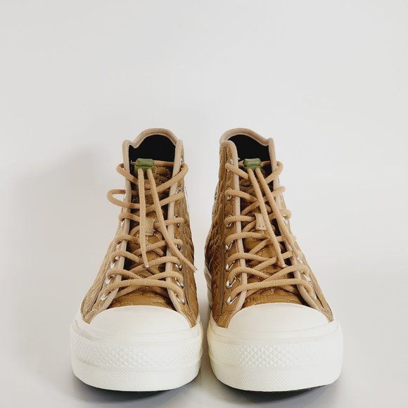 Converse CTAS Lift Hi Quilted Epic Dune Women's Platform Sneakers A08721C NWT - Picture 6 of 6